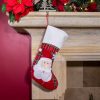 Best deal ✨ Festive Santa Luxury ❄ Christmas Stocking With Plaid Design ???? 2 Best deal ✨ Festive Santa Luxury ❄ Christmas Stocking With Plaid Design ???? -Konstsmide Shop 105740 SantaStocking