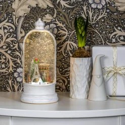 New 🌟 Konstsmide Paris 🎅 Christmas Scene Magical Water Spinner ✔️