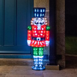 Cheap ???? Lumineo 1.2m Acrylic ???? Christmas Nutcracker Lit With White 150 LEDs ???? -Konstsmide Shop 105880 AcrylicNutcracker 2