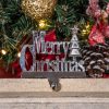 Flash Sale ???? Premier Silver Merry ❄ Christmas Weighted Metal Stocking Holder ???? -Konstsmide Shop 106400 MerryChristmasHanger