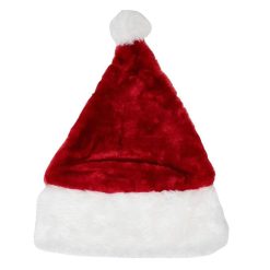 Coupon ✨ Snow White Luxury Plush Red Santa ???? Christmas Hat ????