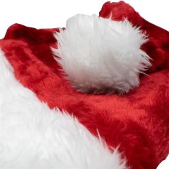 Coupon ✨ Snow White Luxury Plush Red Santa ???? Christmas Hat ???? -Konstsmide Shop 170695 3