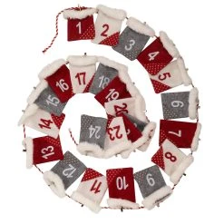 Cheap 👏 Three Kings 🔔 Christmas Advent Calendar Fabric Pocket Garland 🥰 -Konstsmide Shop 2531114 AdventGarland Cutout