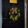 Buy ???? Three Kings Holly Ring ???? Christmas Wreath With Gold Bow And LED Lights ✔️ -Konstsmide Shop 2541006 20LED 45cmHollyRing Insitu