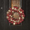 Brand new ???? Three Kings 40cm Festive Bauble-Esque Wreath In Ruby ???? -Konstsmide Shop 25420032542023 Bauble EsqueWreath Ruby Insitu 900205