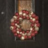 Brand new 🔔 Three Kings 40cm Festive Bauble-Esque Wreath In Ruby 🧨 -Konstsmide Shop 25420032542023 Bauble EsqueWreath Ruby Insitu 900205