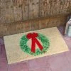 Coupon 🛒 Three Kings Holly Wreath 🔔 Christmas Doormat 😀 -Konstsmide Shop 2555000 Holly RibbonDecoirMat Insitu