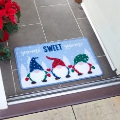Hot Sale 😀 Three Kings Festive Gnome Sweet Gnome ❄ Christmas Door Mat 💯