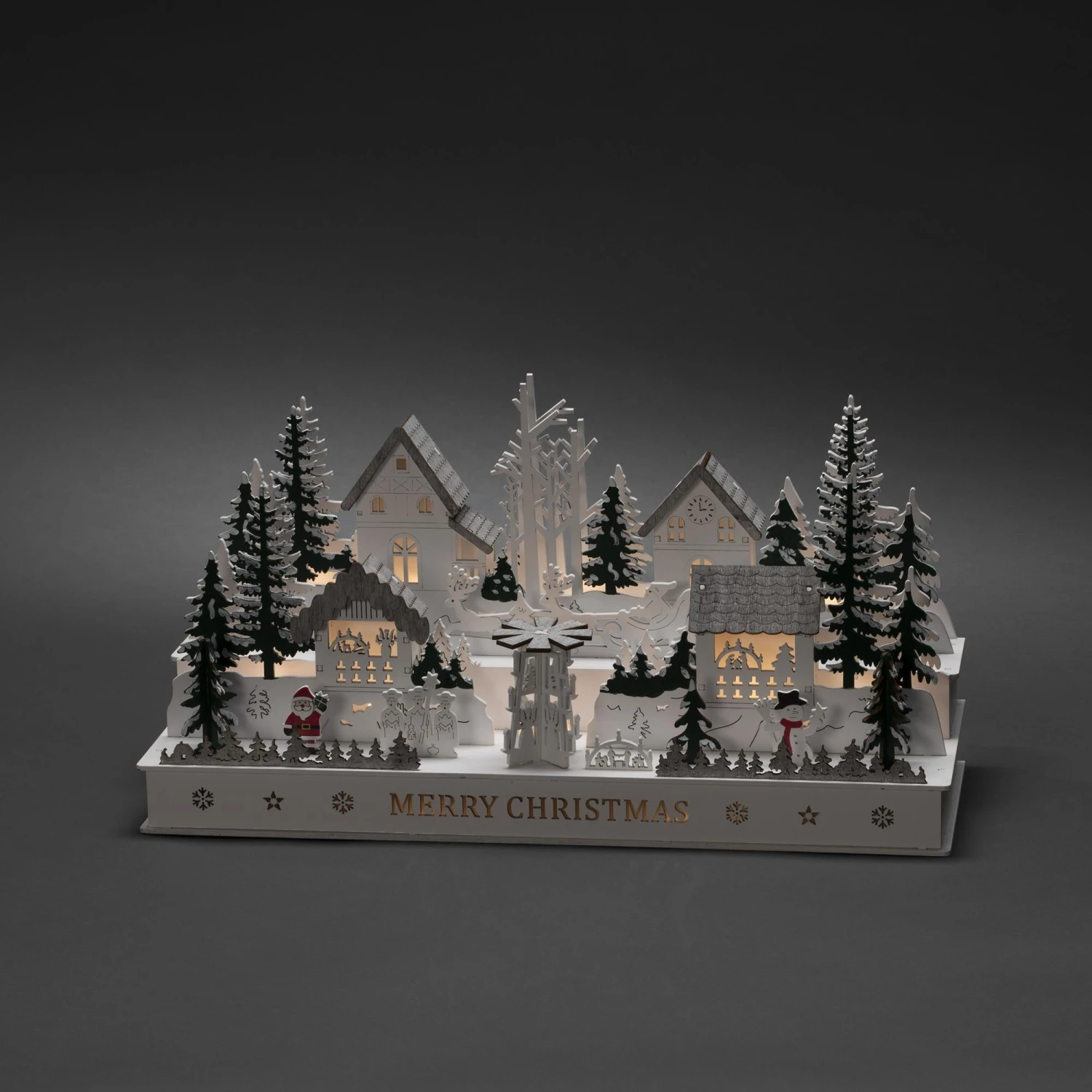 Top 10 ๐ Konstsmide Wooden ๐ Christmas Silhouette Village ๐ 4 Top 10 ๐ Konstsmide Wooden ๐ Christmas Silhouette Village ๐ - Image 2