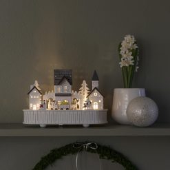 Budget ???? Konstsmide ???? Christmas Wooden House & Church ????