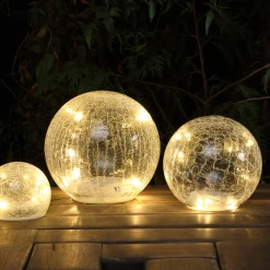 New ๐ฅฐ Noma Set Of 3 Pre Lit Glass Crackle Ball ~ Warm White & Ice White Switchable LEDs ๐ฅ 9 New ๐ฅฐ Noma Set Of 3 Pre Lit Glass Crackle Ball ~ Warm White & Ice White Switchable LEDs ๐ฅ -Konstsmide Shop 3721017 2 highres 900717