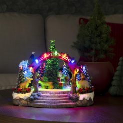 New ✔️ Konstsmide Animated ???? Christmas Zoo Scene With Music ????