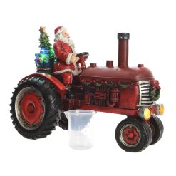 Best deal ???? Lumineo Lit Santa On Tractor Scene With Real Life Smoke ????
