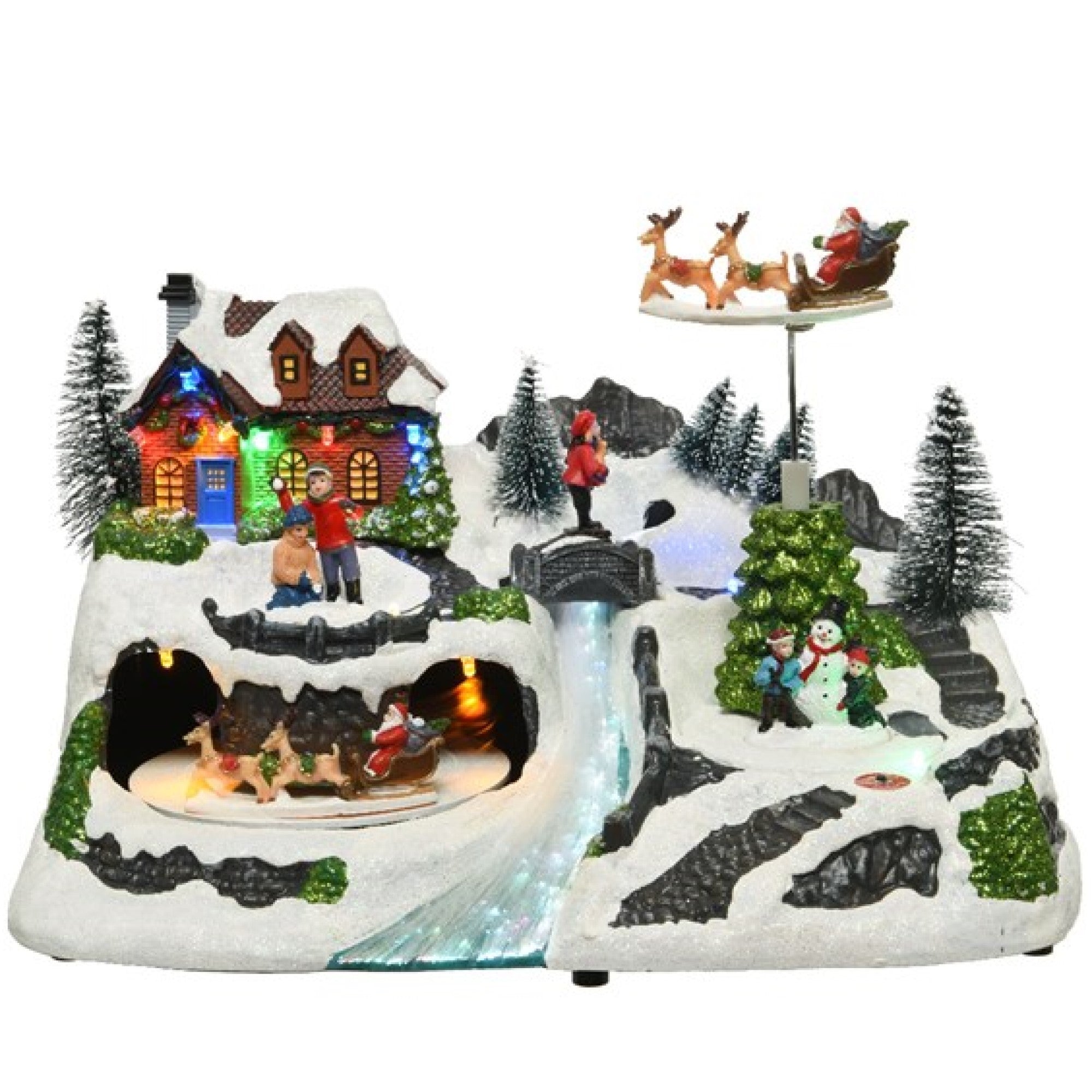 Best reviews of ✨ Kaemingk Animated ???? Christmas Village Scene With Santa And Reindeers ???? 4 Best reviews of ✨ Kaemingk Animated ???? Christmas Village Scene With Santa And Reindeers ???? - Image 2