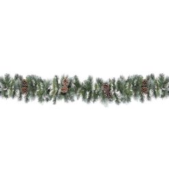 Best deal ❤️ Snowtime 2.7m Luxury Frosted Glacier Garland ????