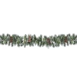 Best deal ❤️ Snowtime 2.7m Luxury Frosted Glacier Garland 🔥