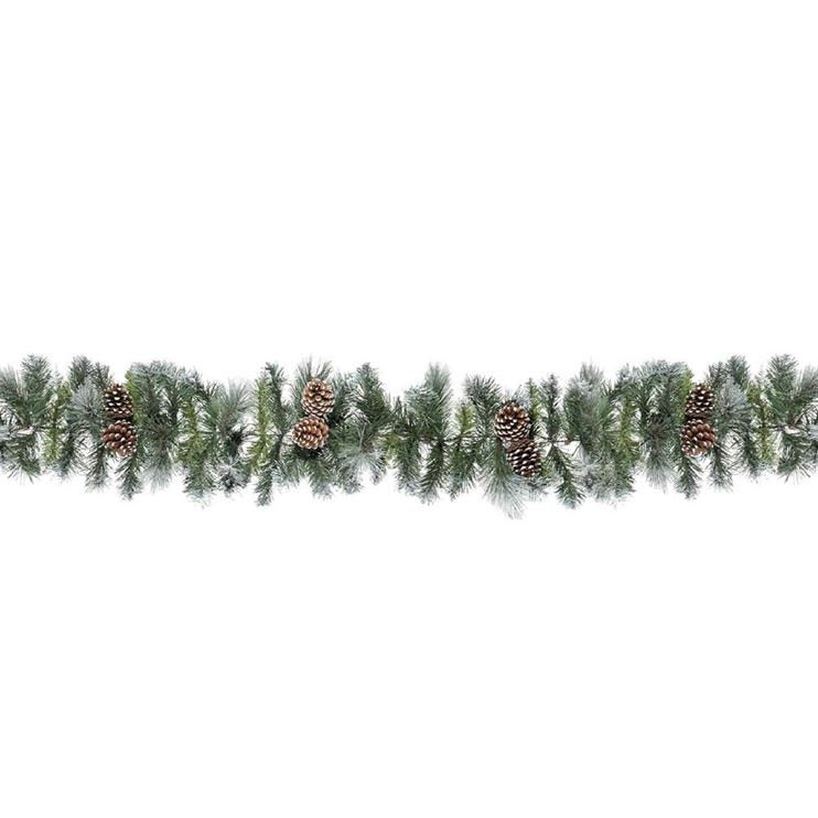 2.7m Luxury Frosted Glacier Garland Best deal ❤️ Snowtime 2.7m Luxury Frosted Glacier Garland ???? -Konstsmide Shop 4937