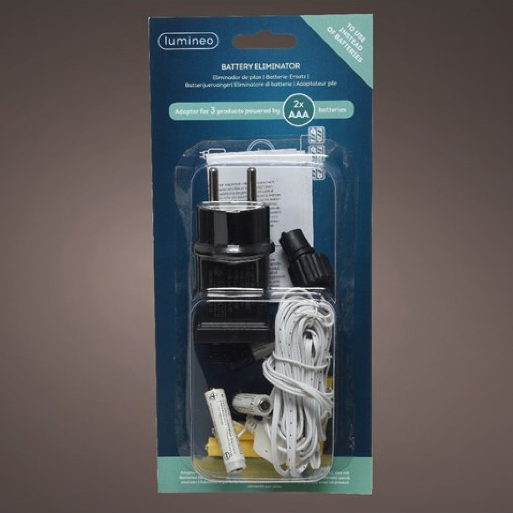 2 x AAA Battery Eliminator Power Pack Best Sale ❤️ Lumineo 2 X AAA Battery Eliminator Power Pack ???? -Konstsmide Shop 499200 900416