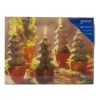 Cheapest 🎉 Premier 🎁 Christmas Tree Candle Canvas With LED Lights 😉 -Konstsmide Shop 53903