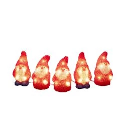 Coupon ๐ Konstsmide Set Of 5 LED Lit ๐ Christmas Santa Gonks ๐ 8 Coupon ๐ Konstsmide Set Of 5 LED Lit ๐ Christmas Santa Gonks ๐ -Konstsmide Shop 6240 103.I.1.0 Copy