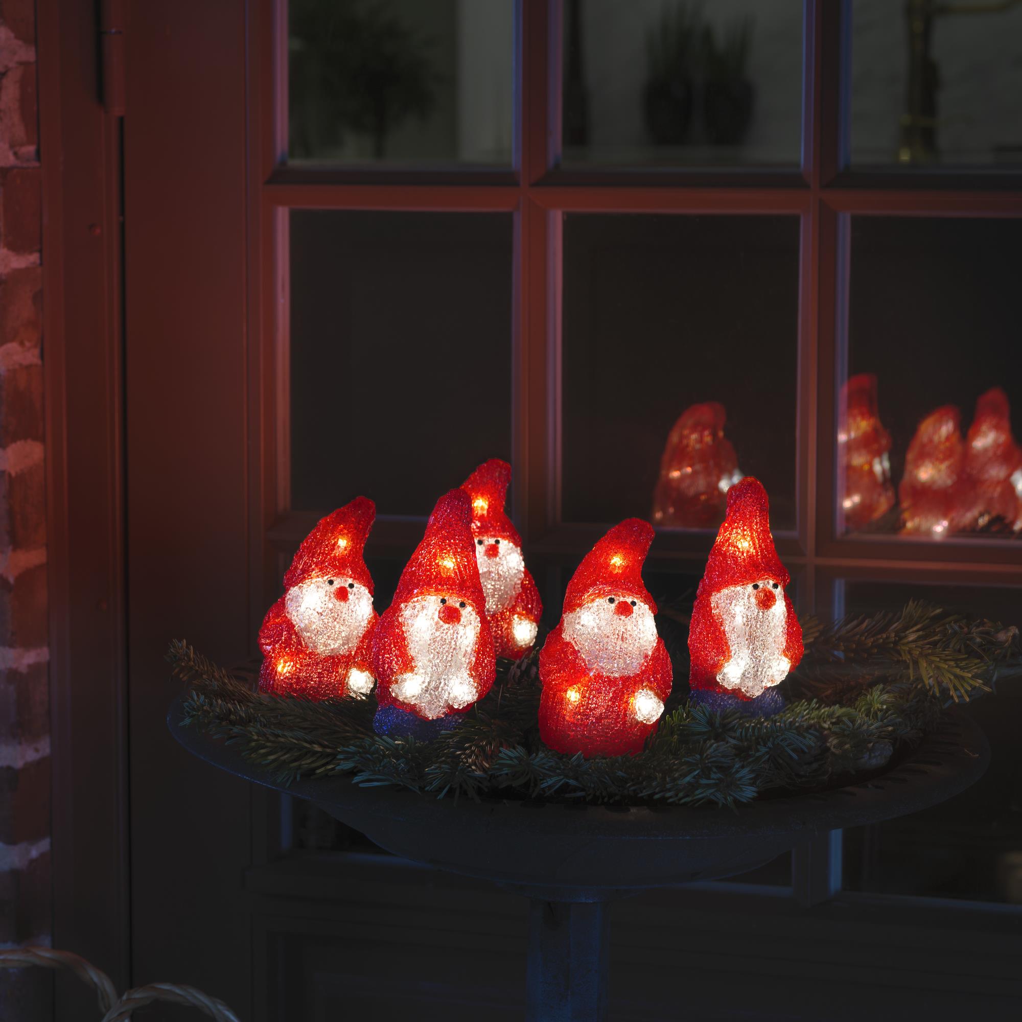Set of 5 LED Lit Christmas Santa Gonks Coupon ???? Konstsmide Set Of 5 LED Lit ???? Christmas Santa Gonks ???? -Konstsmide Shop 6240 103.S.1.0 Copy