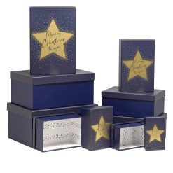 New ???? Jacksons Greeting Cards Set Of 10 Luxury Nested Merry ???? Christmas To You Gift Boxes ????