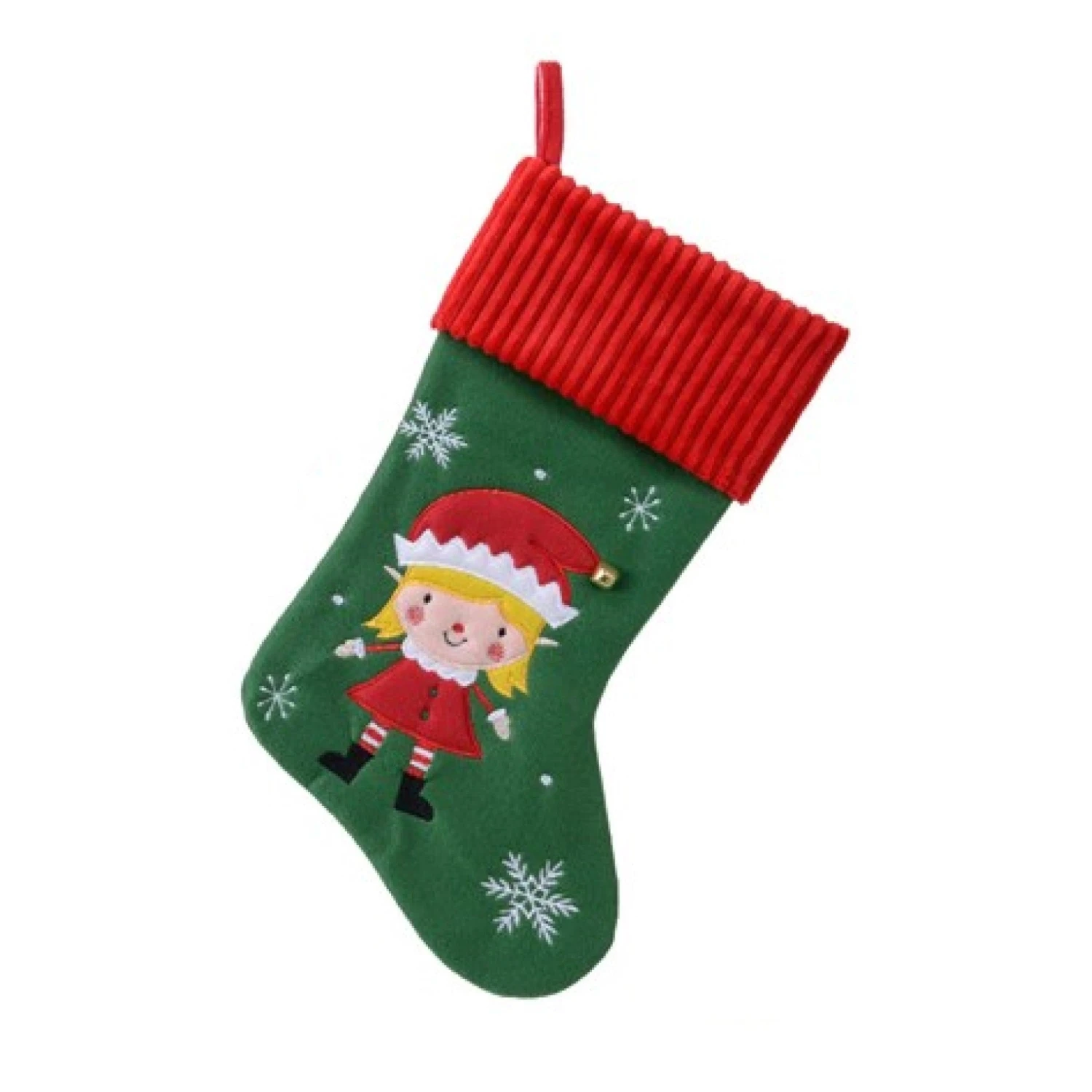 Discount ⭐ Kaemingk Girl Elf 🎄 Christmas Stocking 😍 4 Discount ⭐ Kaemingk Girl Elf 🎄 Christmas Stocking 😍 - Image 2