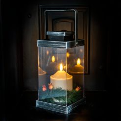 Cheap ???? Premier Gold ???? Christmas Lantern With Flickerbright LED Candle ????