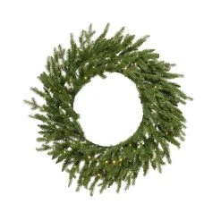 Wholesale 🎉 Kaemingk 80cm Pre Lit Allison Pine Wreath With 80 Warm White LEDs 😉
