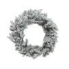 Brand new ???? Kaemingk 50cm Grey Grandis Frosted Luxury ???? Christmas Wreath ???? -Konstsmide Shop 681476