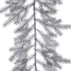 Best deal ???? Kaemingk 2.7m Grey Grandis Frosted Luxury ???? Christmas Garland ????