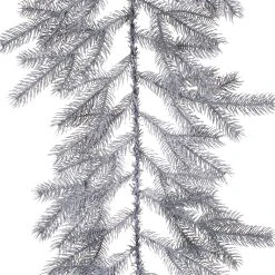 Best deal 👏 Kaemingk 2.7m Grey Grandis Frosted Luxury 🎁 Christmas Garland 👍