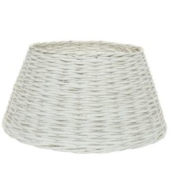 Wholesale ???? Kaemingk 57cm White Wash Natural Wicker ???? Christmas Tree ???? Skirt Ring ????