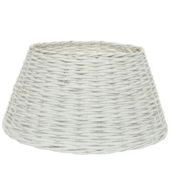 Wholesale 😍 Kaemingk 57cm White Wash Natural Wicker 🎅 Christmas Tree 👗 Skirt Ring 🎁