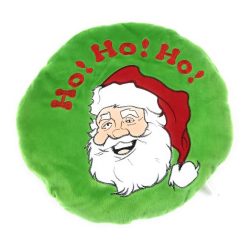 Brand new ⭐ Snow White Supersoft Velboa Novelty ???? Christmas Cushion Santa Design Green ????