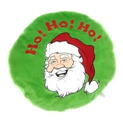 Brand new ⭐ Snow White Supersoft Velboa Novelty 🎄 Christmas Cushion Santa Design Green 🥰