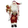 Best reviews of 😀 Kaemingk 30cm Standing Santa Holding A Gingerbread Man Teddy 😀