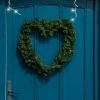 Budget 😀 Everlands Fir Heart Garland 🎅 Christmas Wreath 😍 -Konstsmide Shop 789164WreathInsitu 2