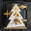 Best deal 🤩 Festive 44cm Lit Wooden Tree Shape Scene Battery Operated 👏
