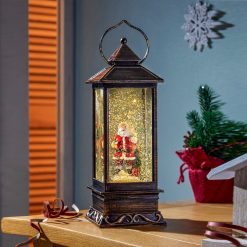 Top 10 ???? Three Kings Santa Snow Swirl Lit Magical Water Spinner Lantern ????