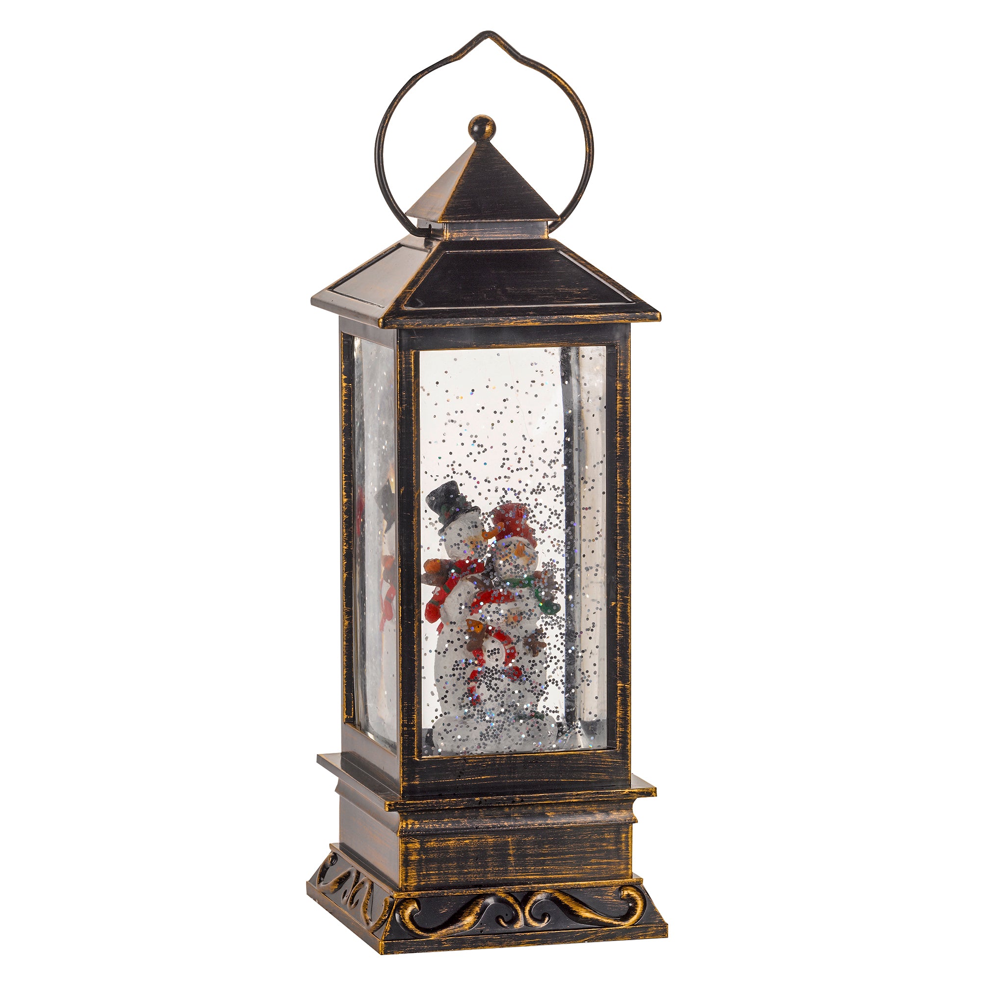 Snowman Snow Swirl Lit Magical Water Spinner Lantern Discount ???? Three Kings Snowman Snow Swirl Lit Magical Water Spinner Lantern β -Konstsmide Shop 900177 2