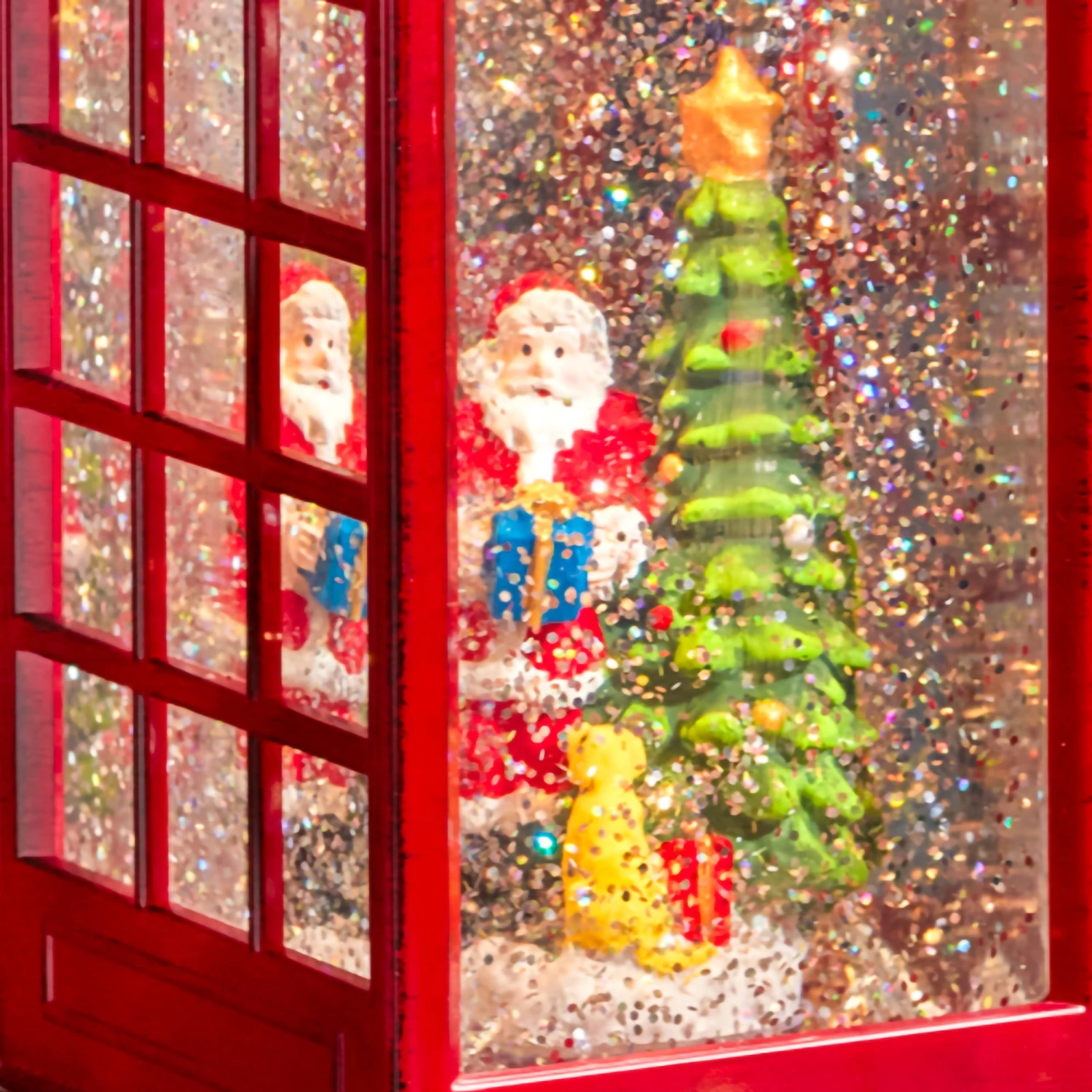 New ✔️ Three Kings Telephone Santa Snow Swirl Water Spinner Lantern 💯 4 New ✔️ Three Kings Telephone Santa Snow Swirl Water Spinner Lantern 💯 - Image 2