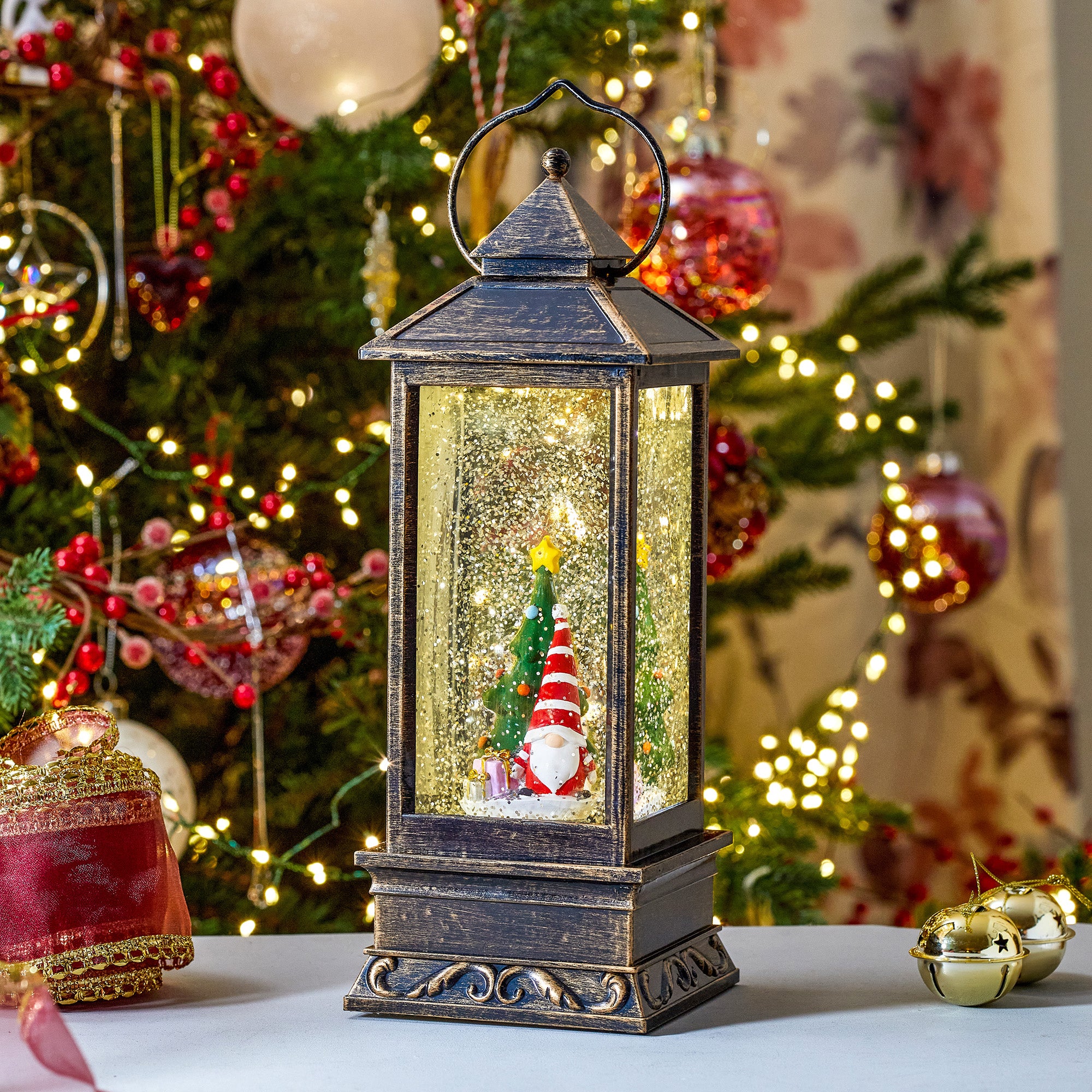 Gonk Snow Swirl Lit Magical Water Spinner Lantern Buy ???? Three Kings Gonk Snow Swirl Lit Magical Water Spinner Lantern ???? -Konstsmide Shop 900183 2537100