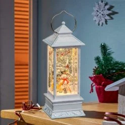 Coupon ๐คฉ Snowtime White Magical Water Lantern With ๐
Christmas Snowman Scene ๐