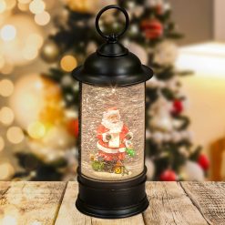 Promo ???? Snowtime Santa With Presents Magical Glitter Water Spinner ⭐