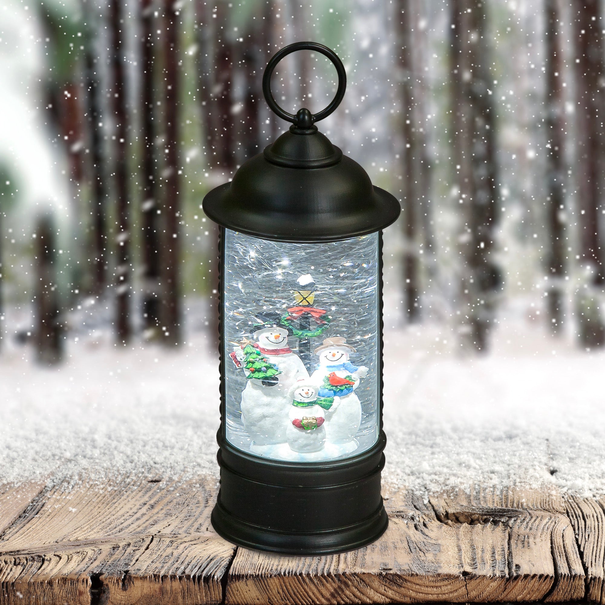 Water Lantern with Snowmen Family Scene Best reviews of ???? Snowtime Water Lantern With Snowmen Family Scene ???? -Konstsmide Shop 900792 IF04582