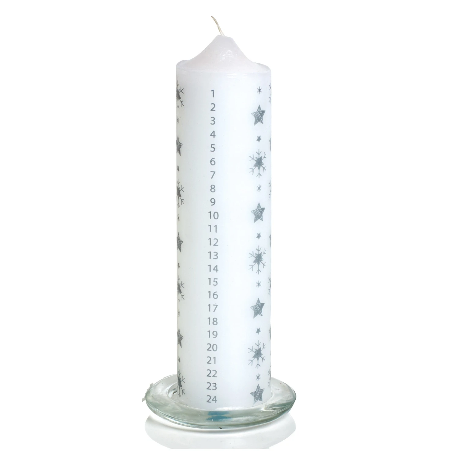 Buy โ Premier ๐
Christmas Advent Countdown Candle With Glass Holder ~ Silver Star And Snowflake โค๏ธ 3 Buy โ Premier ๐
Christmas Advent Countdown Candle With Glass Holder ~ Silver Star And Snowflake โค๏ธ - Image 2