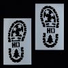 Best Sale ❤️ Premier Set Of 2 Santa Boot Print ???? Christmas Snow Spray Stencil ???? -Konstsmide Shop AC195686 Copy