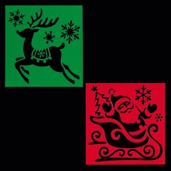 Best Pirce ???? Premier Pack Of 2 ???? Christmas Snow Window Stencils ???? -Konstsmide Shop AC205018 Copy