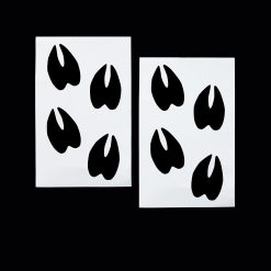 Deals ⭐ Premier Set Of 2 Rudolph Hooves ???? Christmas Snow Spray Stencil ????